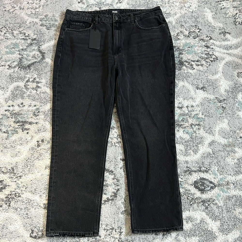 Paige Noelle High Rise Relaxed Straight Leg Jeans